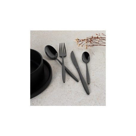 Berlinger Haus 6 személyes rozsdamentes acél evőeszköz készlet  fekete BH-3063