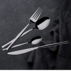   Berlinger Haus 6 személyes rozsdamentes acél evőeszköz készlet fekete BH-3066