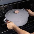 Berlinger Haus Taupe Collection Öntöttvas alacsony lábas 26 cm BH-6527 