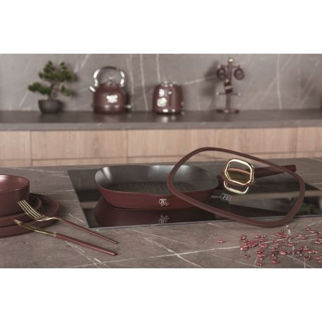 Berlinger Haus Leonardo Collection grill serpenyő titán bevonattal, fedővel BH-8037