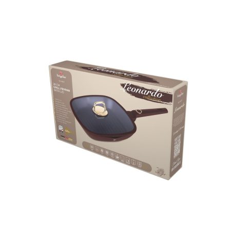 Berlinger Haus Leonardo Collection grill serpenyő titán bevonattal, fedővel BH-8037