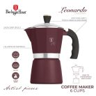 Berlinger Haus Leonardo Collection 6 személyes kotyogós kávéfőző  BH-8566 