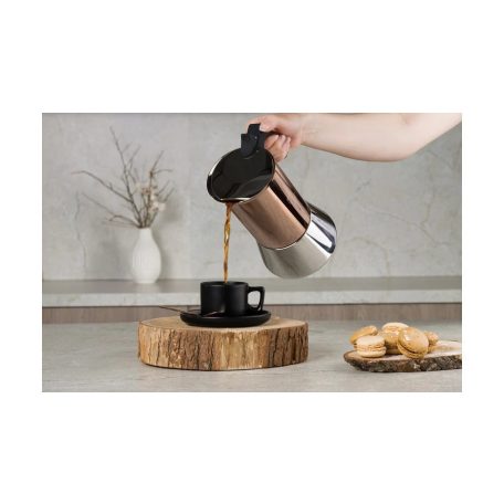 Berlinger Haus Metallic Rosegold Line 9 személyes indukciós kávéfőző BH-8550