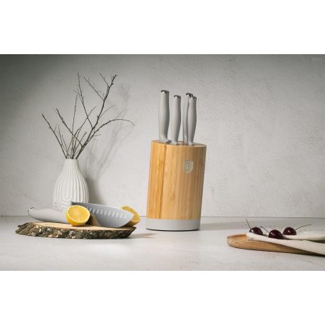 Berlinger Haus Sahara Collection 6 részes rozsdamentes acél késkészlet bambusz késtartó állvánnyal BH-2755
