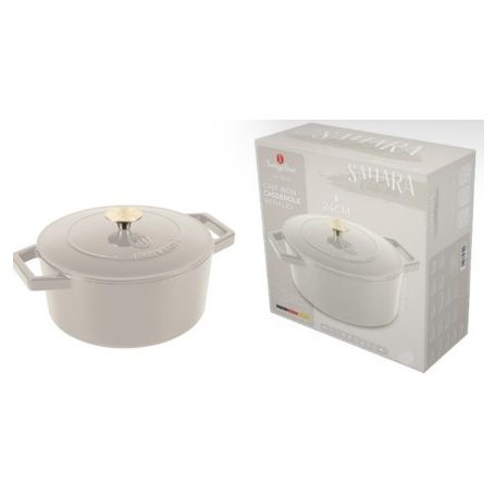 Berlinger Haus Sahara Collection öntöttvas magas lábas fedővel  24 cm BH-6528