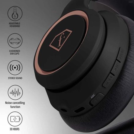 Berlinger Haus Aktív zajszűrős fejhallgató, Taupe Collection  FTV-0018