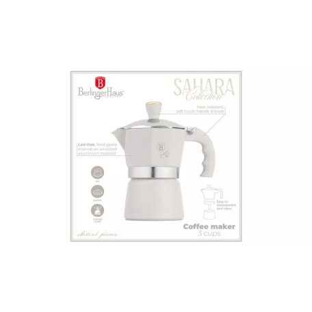 Berlinger Haus Sahara Collection 3 személyes  kotyogós  kávéfőző BH-8571