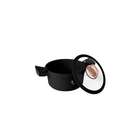 Berlinger Haus Black Rose Collection magas lábas titán bevonattal, fedővel  28 cm BH-7784
