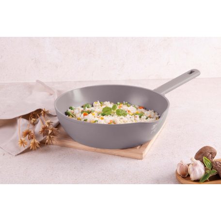 Berlinger Haus Taupe Collection tapadásmentes mély serpenyő dupla kiöntő csőrrel  28 cm BH-8091