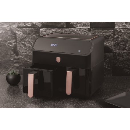 Berlinger Haus Black Rose Collection forró levegős sütő dupla 4+4 literes BH-9659