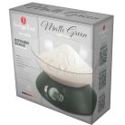 Berlinger Haus Matte Green Collection konyhai mérleg tálal  BH-9619 