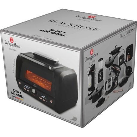 Berlinger Haus Black Rose Collection forró levegősgrill 12 az 1-ben  BH-9668