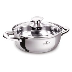   Blaumann Alacsony lábas üvegfedővel 20 cm 2 literes rozsdamentes Gourmet Line BL-3864