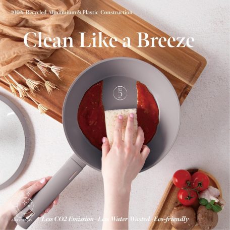 Berlinger Haus Taupe Collection mély serpenyő fedővel 24 cm BH-8092