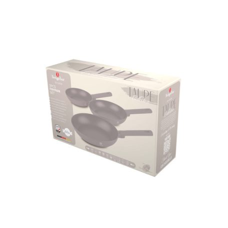 Berlinger Haus Taupe Collection 3 részes serpenyő szett  28 cm BH-8108