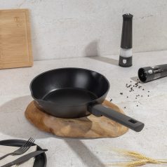   Berlinger Haus Antracit Collection mély serpenyő  dupla kiöntő csőrrel 24 cm BH-8120