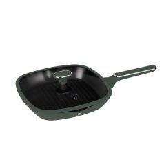   Berlinger Haus  Matte Green Collection Grill serpenyő fedővel  28 cm BH-8162 
