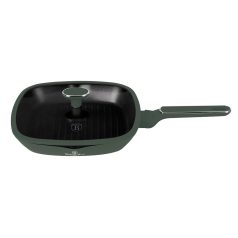   Berlinger Haus  Matte Green Collection Grill serpenyő fedővel  28 cm BH-8162 