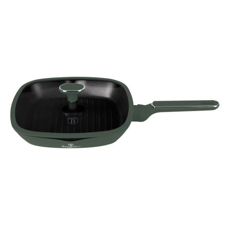 Berlinger Haus  Matte Green Collection Grill serpenyő fedővel  28 cm BH-8162 