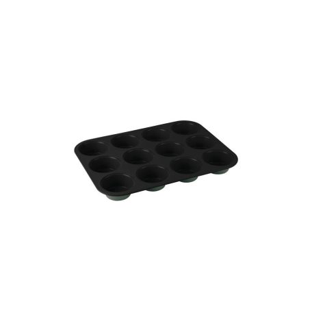 Berlinger Haus Matte Green Collection 12 lyukú muffinsütő titán bevonattal BH-7946