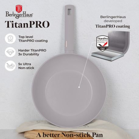 Berlinger Haus Taupe Collection Wok 28 cm BH-8093 