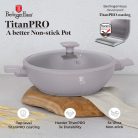 Berlinger Haus Taupe Collection wok titán bevonattal, fedővel  30 cm BH-8095 