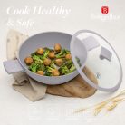 Berlinger Haus Taupe Collection alacsony lábas fedővel 3,8 L 28 cm BH-8098 