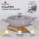 Berlinger Haus Taupe  Collection Alacsony lábas fedővel 30 cm 4,2 L BH-8099 