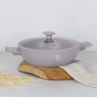 Berlinger Haus Taupe  Collection Alacsony lábas fedővel 30 cm 4,2 L BH-8099 