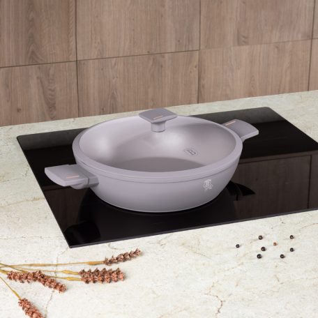 Berlinger Haus Taupe  Collection Alacsony lábas fedővel 30 cm 4,2 L BH-8099 