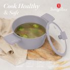 Berlinger Hause taupe collection Lábas fedővel 2,5 L 20 cm BH-8100 