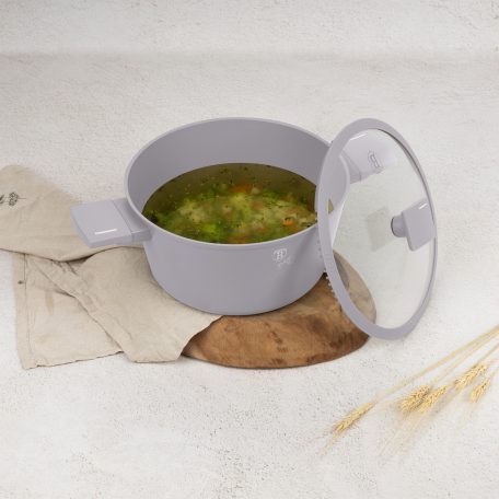 Berlinger Haus Taupe  Collection lábas fedővel 28 cm  6,1 L BH-8102  