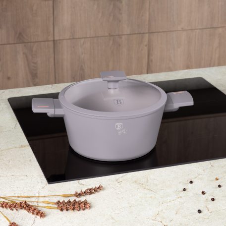 Berlinger Haus Taupe  Collection lábas fedővel 28 cm  6,1 L BH-8102  