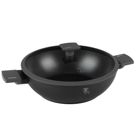 Berlinger Haus Antracit Collection Wok fedővel 30 CM BH-8125 