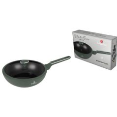  Berlinger Haus Matte Green Collection Wok fedővel 28 cm BH-8159 