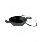 Berlinger Haus Matte Green Collection Wok fedővel 30 cm BH-8160 
