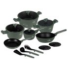 Berlinger Haus Matte Green Collection  Edénykészlet 15 részes BH-8208 