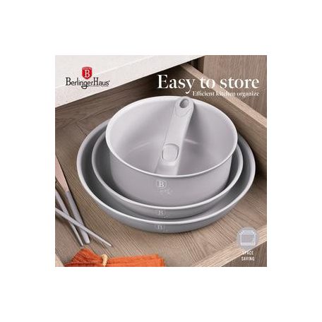 Berlinger Haus Taupe Collection 9 részes edénykészlet titán bevonattal BH-8255 