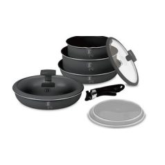   Berlinger Haus Antracit Collection 9 részes edénykészlet titán bevonattal BH-8256 