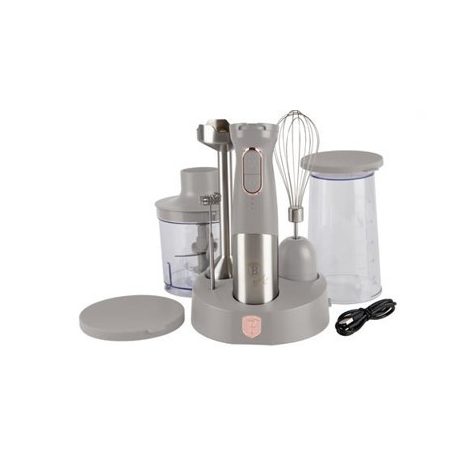 Berlinger Haus Taupe Collection 6 részes vezeték nélküli botmixer készlet BH-9558 