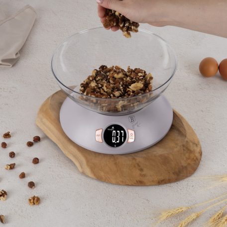 Berlinger Haus Taupe Collection digitális konyhai mérleg tállal BH-9616