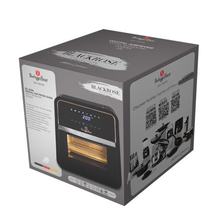 Berlinger Haus Black Rose Collection Forrólevegős sütő 12L  BH-9549 