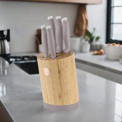   Berlinger Haus Taupe Collection 6 részes késkészlet állvánnyal  BH-2756 