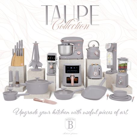 Berlinger Haus Taupe Collection 6 részes késkészlet állvánnyal  BH-2756 