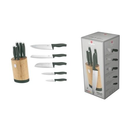 Berlinger Haus Matte Green Collection 6 részes konyhai késkészlet  BH-2757 
