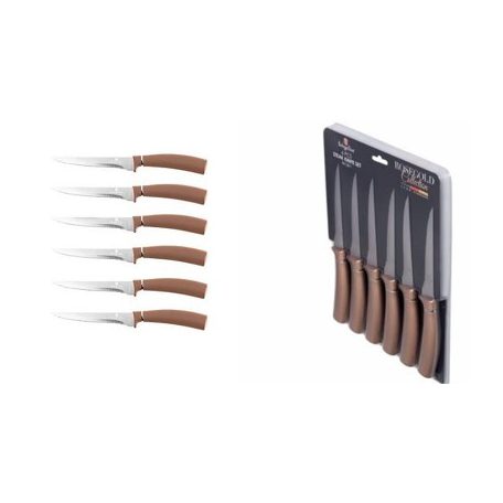 Berlinger HausMetallic Line Rose Gold  Collection 6 részes Steak Kés készlet  BH-2811 