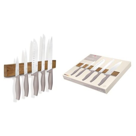 Berlinger Haus Taupe Collection  6 részes késkészlet mágneses akasztóval  BH-2946 