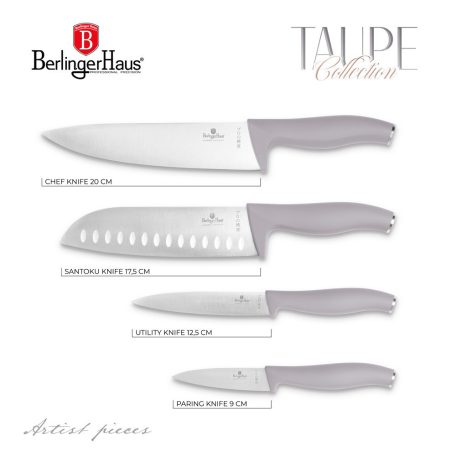 Berlinger Haus Taupe Collection 4 részes késkészlet BH-2960 