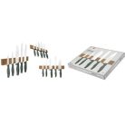 Berlinger Haus Matte Green Collection 6 részes késkészlet akácfa mágneses akasztóval  BH-2978 