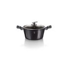 Berlinger Haus Carbon Pro Collection magas lábas márvány bevonattal, kétféle fedővel  28 cm  BH-6894 